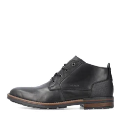 Discount Rieker Meskie Sznurowane Buty W Kolorze Czarnym, Blyszczacym