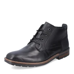 Discount Rieker Meskie Sznurowane Buty W Kolorze Czarnym, Blyszczacym