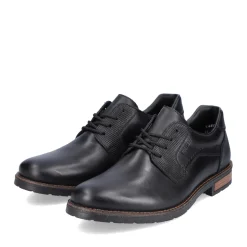 Sale Rieker Meskie Sznurowane Buty W Kolorze Czarnym, Blyszczacym