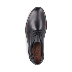 Sale Rieker Meskie Sznurowane Buty W Kolorze Czarnym, Blyszczacym