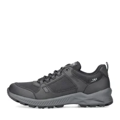 New Rieker Meskie Sznurowane Buty W Kolorze Kruczoczarnym