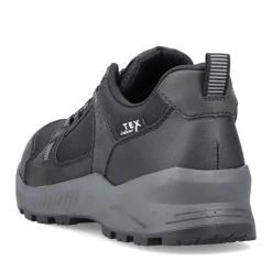New Rieker Meskie Sznurowane Buty W Kolorze Kruczoczarnym