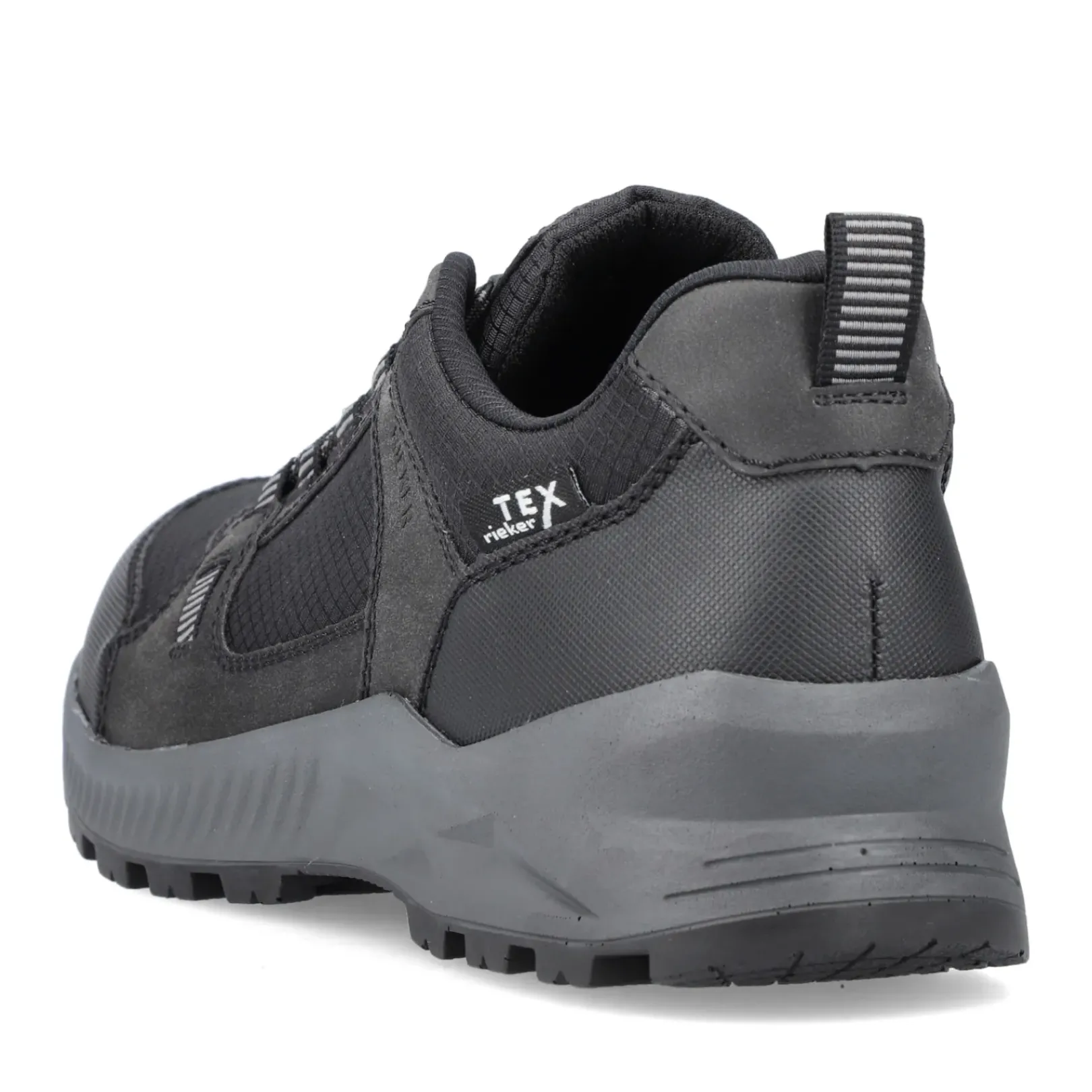 New Rieker Meskie Sznurowane Buty W Kolorze Kruczoczarnym