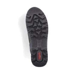 New Rieker Meskie Sznurowane Buty W Kolorze Kruczoczarnym