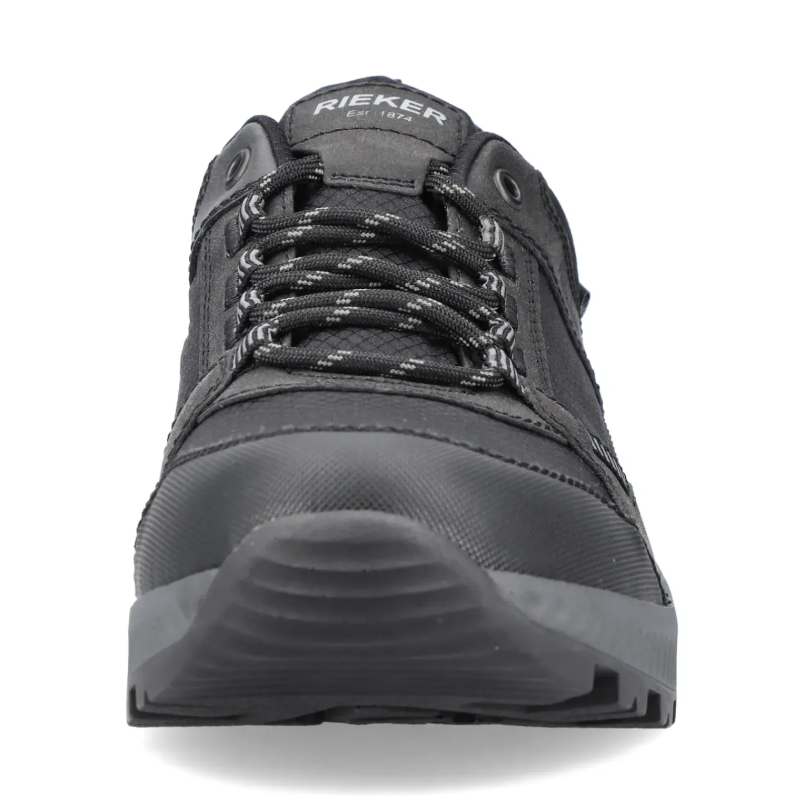 New Rieker Meskie Sznurowane Buty W Kolorze Kruczoczarnym