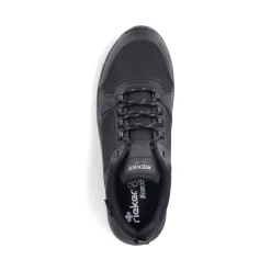 New Rieker Meskie Sznurowane Buty W Kolorze Kruczoczarnym