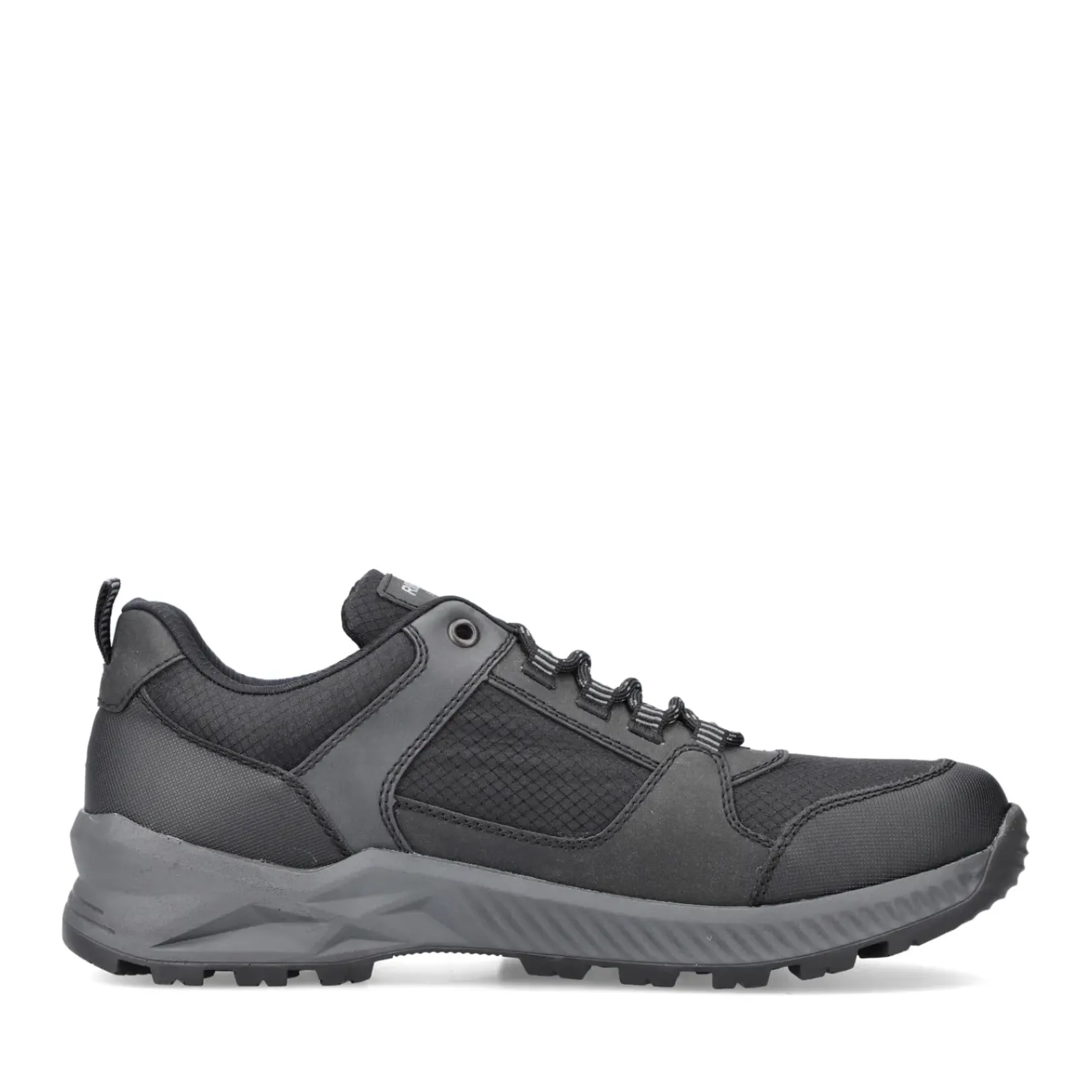 New Rieker Meskie Sznurowane Buty W Kolorze Kruczoczarnym