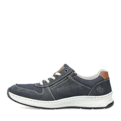 Clearance Rieker Meskie Sznurowane Buty W Kolorze Oceanicznego Blekitu