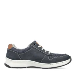 Clearance Rieker Meskie Sznurowane Buty W Kolorze Oceanicznego Blekitu