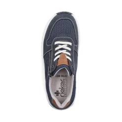 Clearance Rieker Meskie Sznurowane Buty W Kolorze Oceanicznego Blekitu