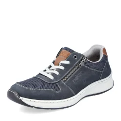 Clearance Rieker Meskie Sznurowane Buty W Kolorze Oceanicznego Blekitu