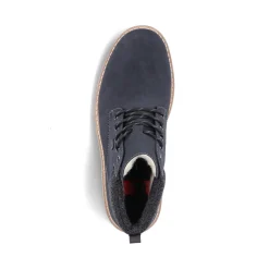 Discount Rieker Meskie Sznurowane Buty W Kolorze Blekitu Pacyfiku