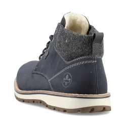 Discount Rieker Meskie Sznurowane Buty W Kolorze Blekitu Pacyfiku