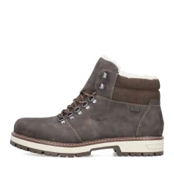 Sale Rieker Meskie Sznurowane Buty W Kolorze Kawowo-Brazowym