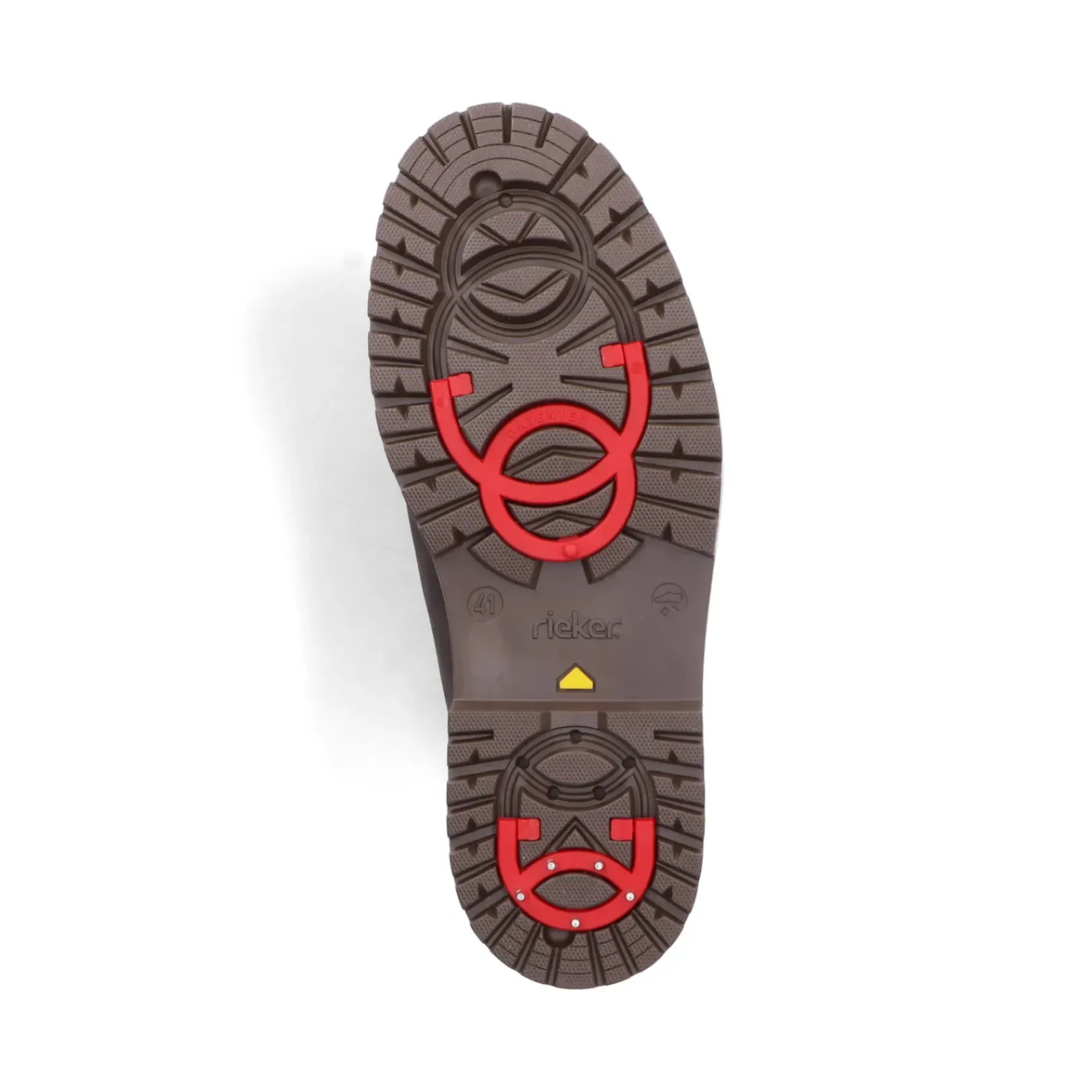 Sale Rieker Meskie Sznurowane Buty W Kolorze Kawowo-Brazowym