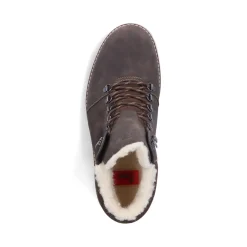 Sale Rieker Meskie Sznurowane Buty W Kolorze Kawowo-Brazowym