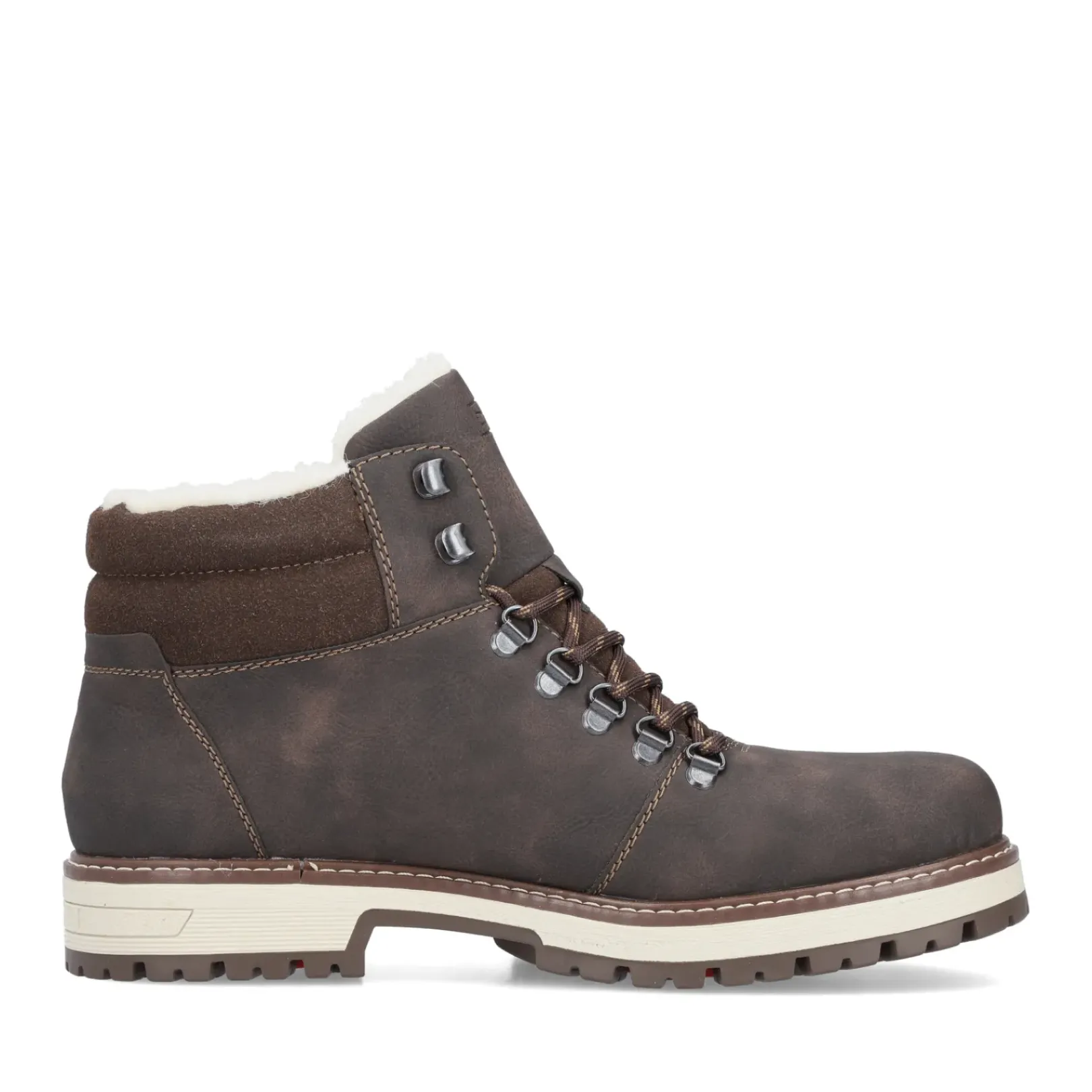Sale Rieker Meskie Sznurowane Buty W Kolorze Kawowo-Brazowym