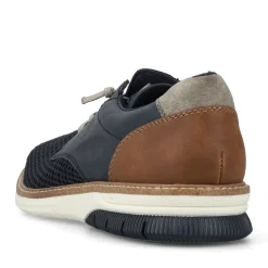 Best Rieker Meskie Sznurowane Buty W Kolorze Lupkowoniebieskim