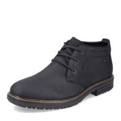 Outlet Rieker Meskie Sznurowane Buty W Kolorze Asfaltowo-Czarnym