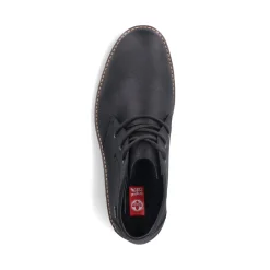 Outlet Rieker Meskie Sznurowane Buty W Kolorze Asfaltowo-Czarnym