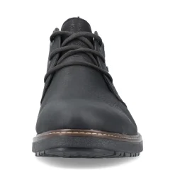Outlet Rieker Meskie Sznurowane Buty W Kolorze Asfaltowo-Czarnym