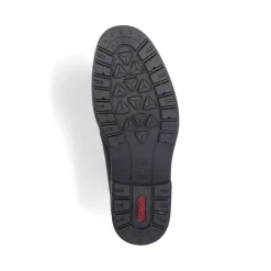 Outlet Rieker Meskie Sznurowane Buty W Kolorze Asfaltowo-Czarnym