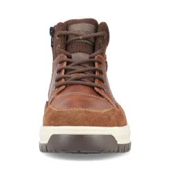 Hot Rieker Meskie Sznurowane Buty W Kolorze Lisiego Brazu