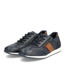 Online Rieker Meskie Sznurowane Buty W Kolorze Oceanicznego Blekitu