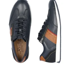 Online Rieker Meskie Sznurowane Buty W Kolorze Oceanicznego Blekitu