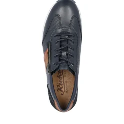 Online Rieker Meskie Sznurowane Buty W Kolorze Oceanicznego Blekitu