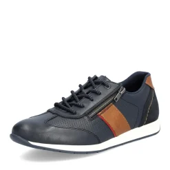 Online Rieker Meskie Sznurowane Buty W Kolorze Oceanicznego Blekitu