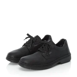 Sale Rieker Meskie Sznurowane Buty W Kolorze Kruczoczarnym