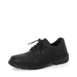 Sale Rieker Meskie Sznurowane Buty W Kolorze Kruczoczarnym
