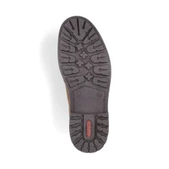 Hot Rieker Meskie Sznurowane Buty W Kolorze Kawowego Brazu