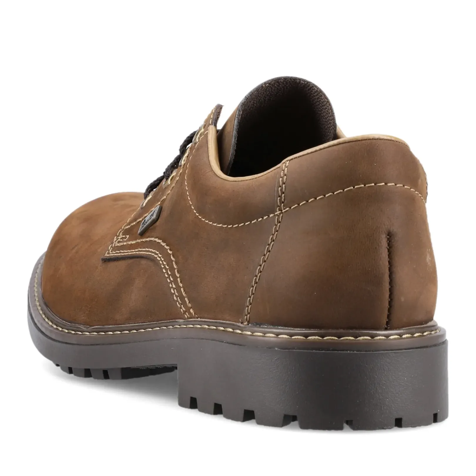 Hot Rieker Meskie Sznurowane Buty W Kolorze Kawowego Brazu