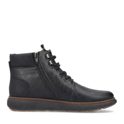 New Rieker Meskie Sznurowane Buty , Nocna, Czarna
