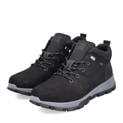 Online Rieker Meskie Sznurowane Buty , Asfaltowe, Czarne