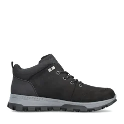 Online Rieker Meskie Sznurowane Buty , Asfaltowe, Czarne