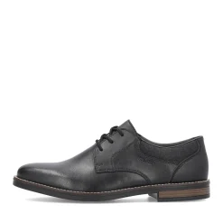 Discount Rieker Meskie Sznurowane Buty W Kolorze Nocnej Czerni