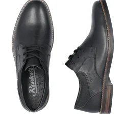 Discount Rieker Meskie Sznurowane Buty W Kolorze Nocnej Czerni