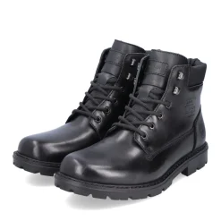 Clearance Rieker Meskie Sznurowane Buty W Kolorze Czarnym, Blyszczacym