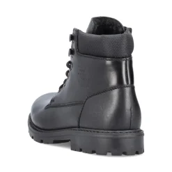 Clearance Rieker Meskie Sznurowane Buty W Kolorze Czarnym, Blyszczacym