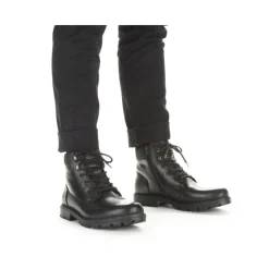 Clearance Rieker Meskie Sznurowane Buty W Kolorze Czarnym, Blyszczacym