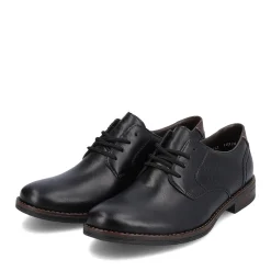Discount Rieker Meskie Sznurowane Buty W Kolorze Ciemnej Czerni