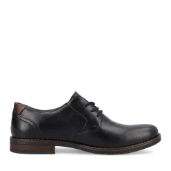 Discount Rieker Meskie Sznurowane Buty W Kolorze Ciemnej Czerni