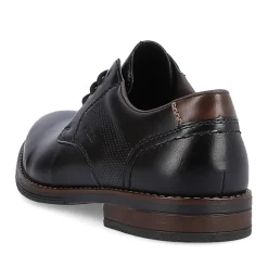 Discount Rieker Meskie Sznurowane Buty W Kolorze Ciemnej Czerni