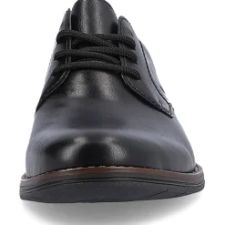 Discount Rieker Meskie Sznurowane Buty W Kolorze Ciemnej Czerni