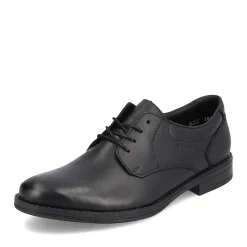 Outlet Rieker Meskie Sznurowane Buty W Kolorze Ciemnej Czerni