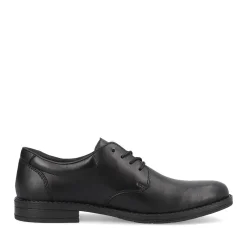 Outlet Rieker Meskie Sznurowane Buty W Kolorze Ciemnej Czerni