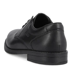 Outlet Rieker Meskie Sznurowane Buty W Kolorze Ciemnej Czerni